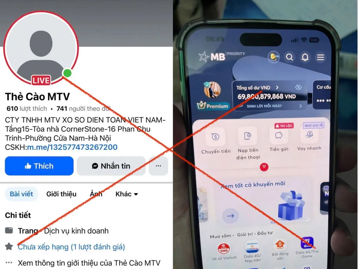 Cảnh b&aacute;o lừa đảo c&agrave;o v&eacute; số nước ngo&agrave;i qua livestream Facebook  - Ảnh 1.