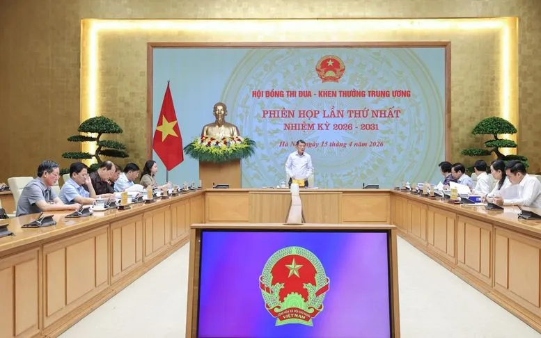 Đồng chí Lê Minh Hưng, Ủy viên Bộ Chính trị, Thủ tướng Chính phủ, Chủ tịch Hội đồng Thi đua-Khen thưởng Trung ương chủ trì Phiên họp thứ nhất của Hội đồng nhiệm kỳ 2026-2031.