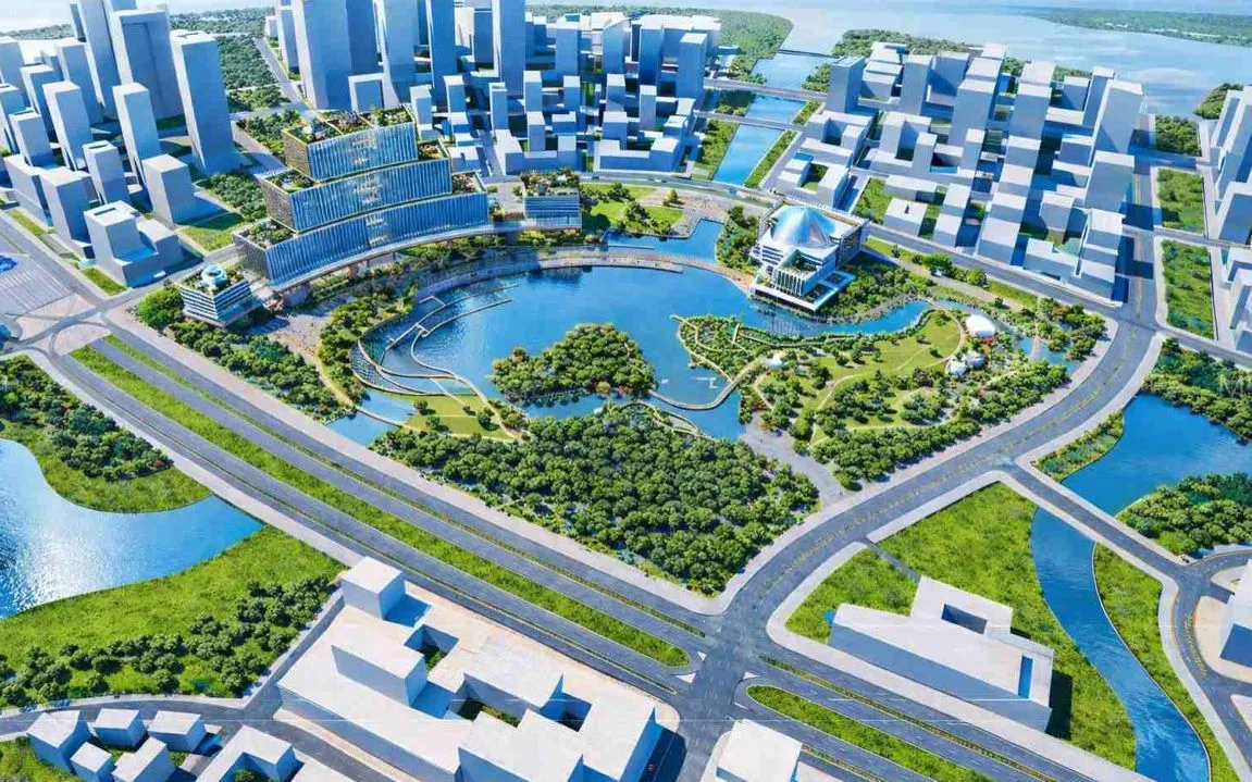 Phối  cảnh Trung tâm hành chính. Ảnh: Sở Xây dựng TP Hồ Chí Minh