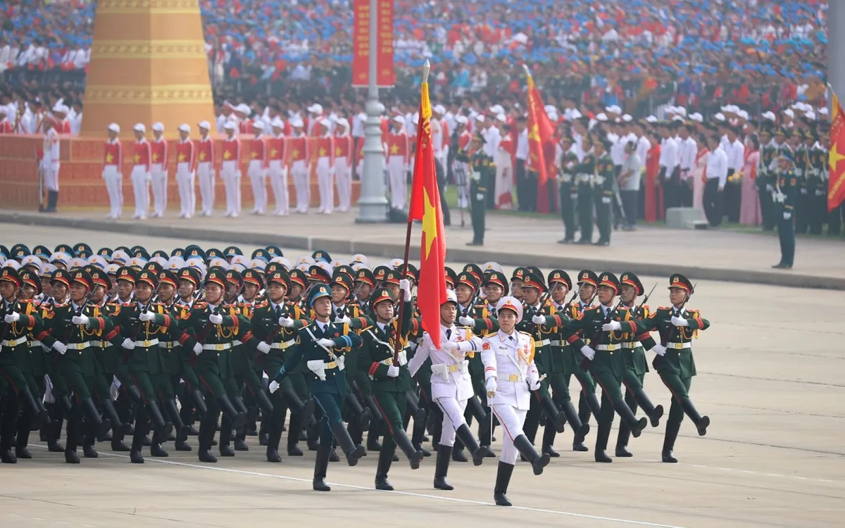 Diễu binh ngày 2/9/2025. Ảnh: VGP