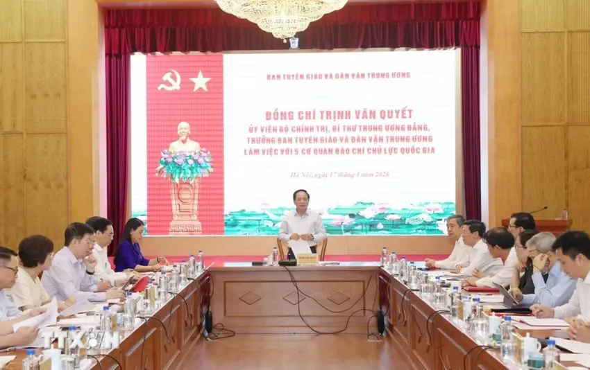 B&aacute;o ch&iacute; chủ lực quốc gia - lực lượng n&ograve;ng cốt dẫn dắt d&ograve;ng th&ocirc;ng tin chủ lưu trong giai đoạn hiện nay- Ảnh 1.