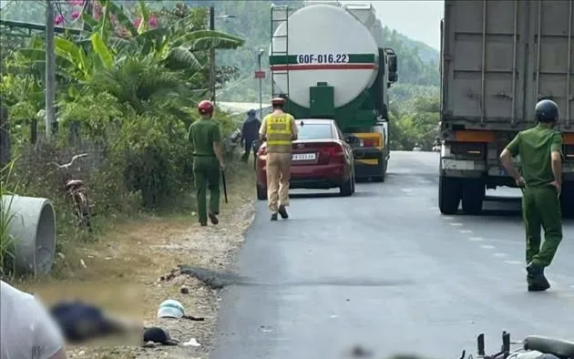 Hiện trường vụ tai nạn. Ảnh: TTXVN