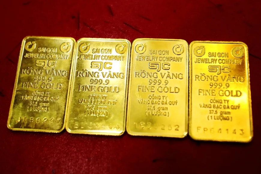 Gi&aacute; v&agrave;ng h&ocirc;m nay (20-4): V&agrave;ng miếng giảm 400 ngh&igrave;n đồng/lượng b&aacute;n ra so với một tuần trước- Ảnh 1.