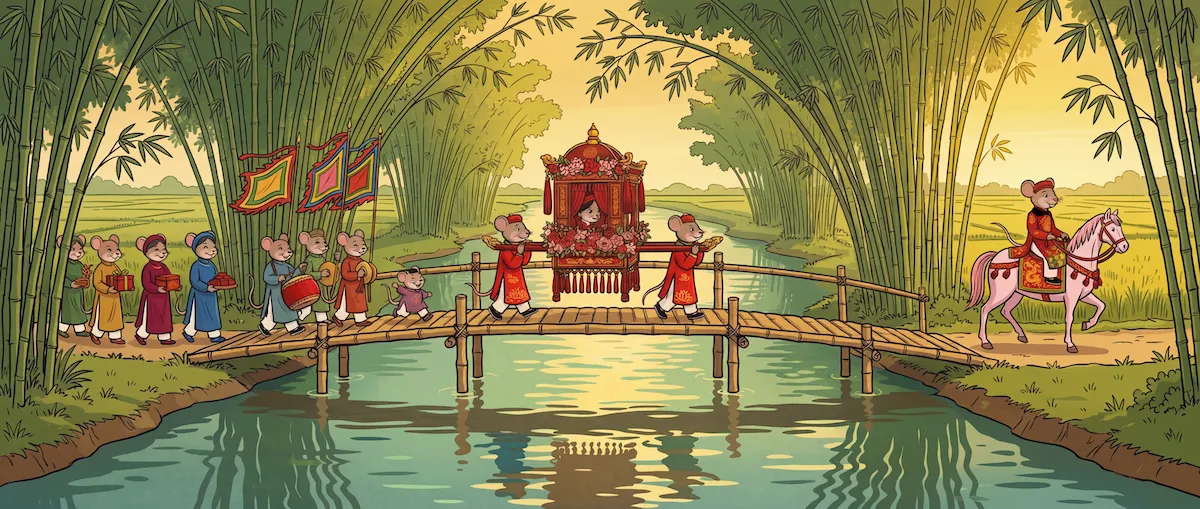 Tranh d&acirc;n gian Đ&ocirc;ng Hồ th&agrave;nh nguồn cảm hứng cho MV "T&iacute;nh chuyện trăm năm"- Ảnh 2.