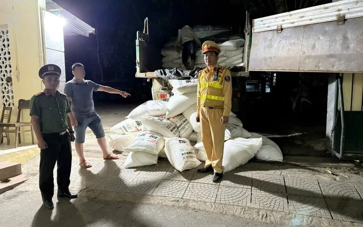 Đối tượng H.V.H tại cơ quan Công an.