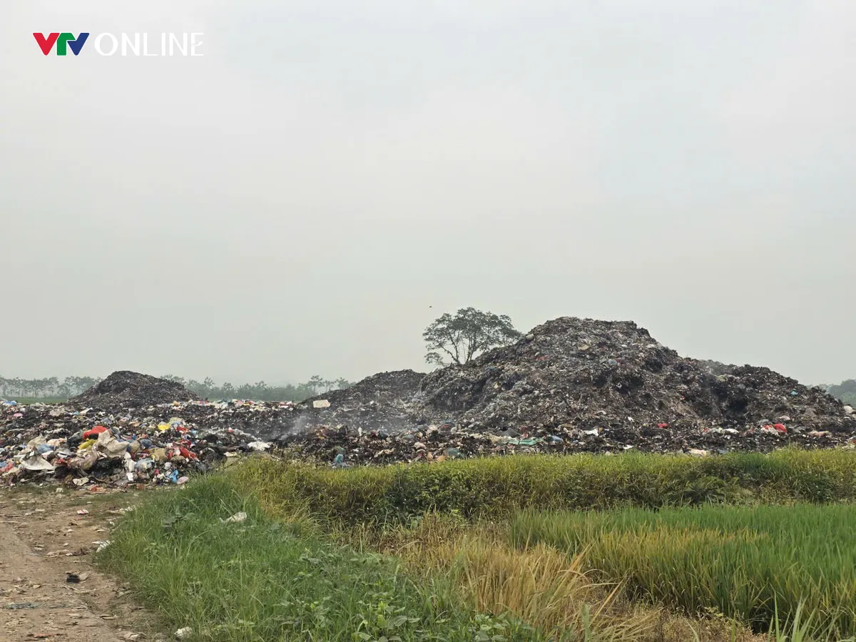 Ph&uacute; Thọ: B&atilde;i r&aacute;c qu&aacute; tải giữa khu d&acirc;n cư, người d&acirc;n Cẩm Kh&ecirc; sống trong &ocirc; nhiễm k&eacute;o d&agrave;i - Ảnh 1.