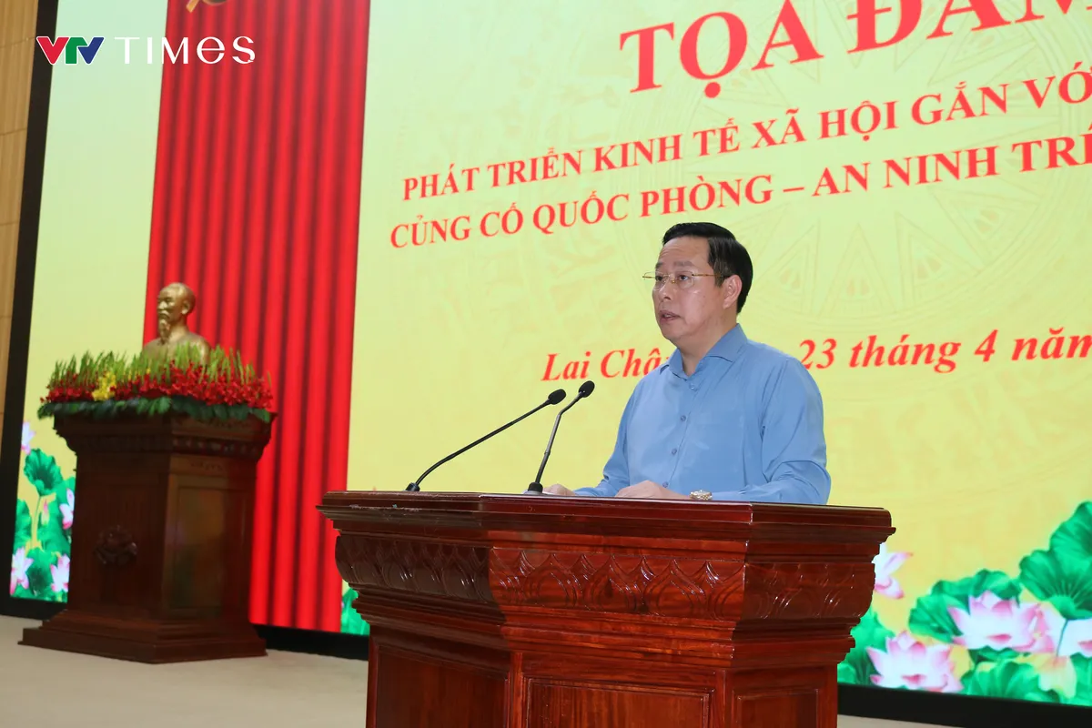 Lai Ch&acirc;u: Ph&aacute;t triển kinh tế x&atilde; hội gắn với tăng cường củng cố quốc ph&ograve;ng an ninh - Ảnh 2.