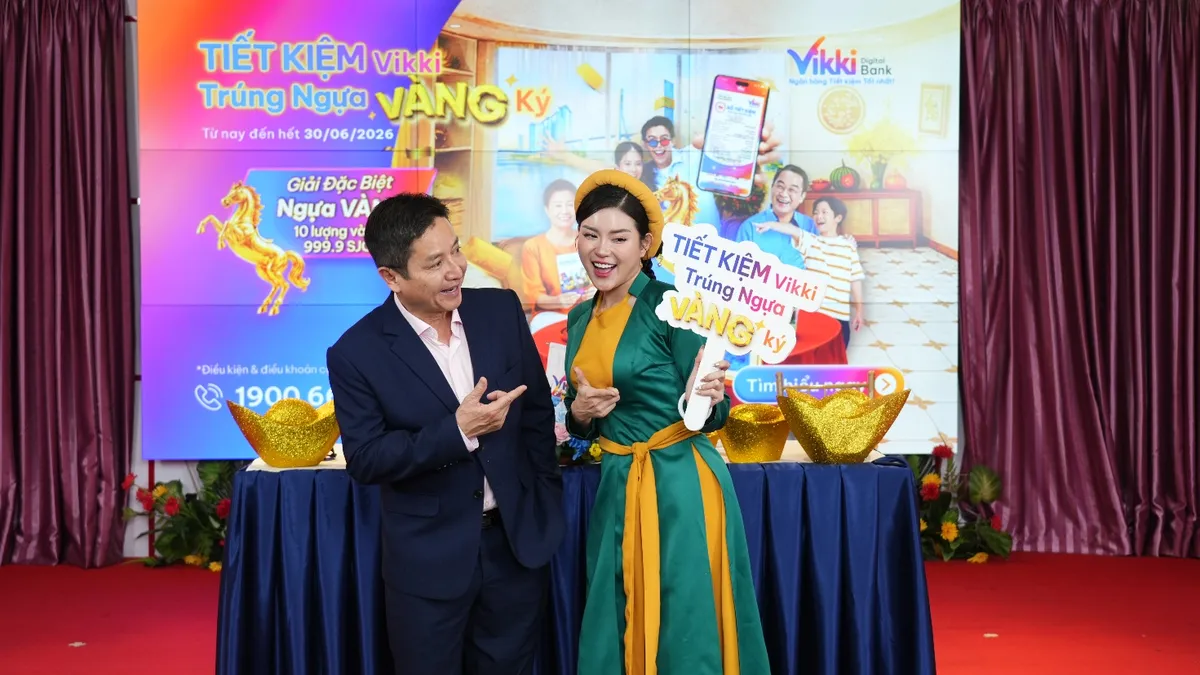 Tiết kiệm Vikki Tr&uacute;ng Ngựa V&agrave;ng k&yacute;: Cơ hội tr&uacute;ng giải đặc biệt 10 lượng v&agrave;ng SJC - Ảnh 1.