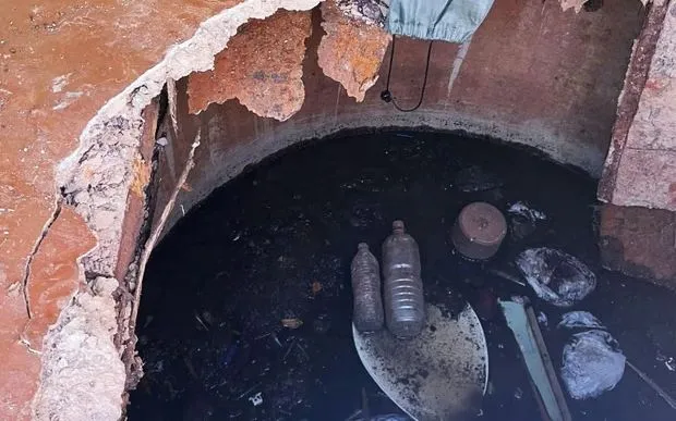 Một phần hố chứa chất thải tại khu bảo tồn Henbury Meteorites gần Alice Springs, nơi xảy ra sự cố hôm 19/4/2026. (Ảnh: Action For Alice 2020)