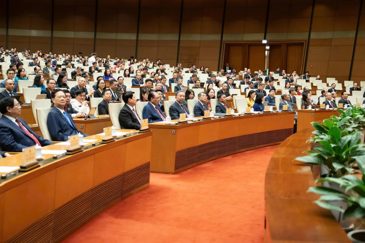 Chủ tịch Quốc hội: Th&agrave;nh c&ocirc;ng tốt đẹp của Kỳ họp thứ Nhất tạo kh&iacute; thế, niềm tin v&agrave; động lực mới cho cả nhiệm kỳ - Ảnh 1.