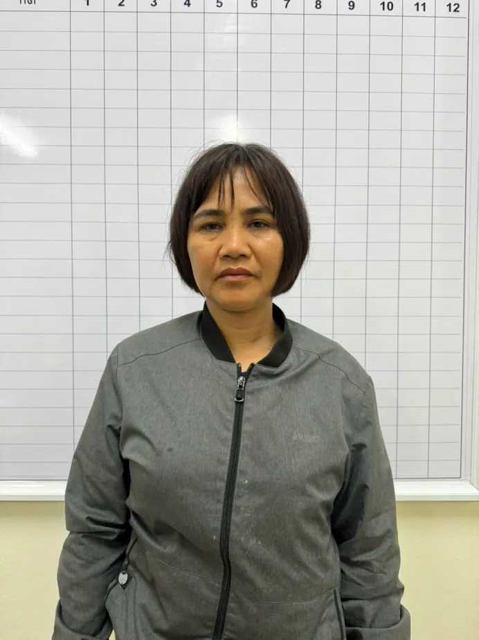 Khởi tố người phụ nữ b&aacute;n h&agrave;ng rong, la h&eacute;t, đập ph&aacute; đồ, g&acirc;y rối tại s&acirc;n bay Nội B&agrave;i - Ảnh 1.