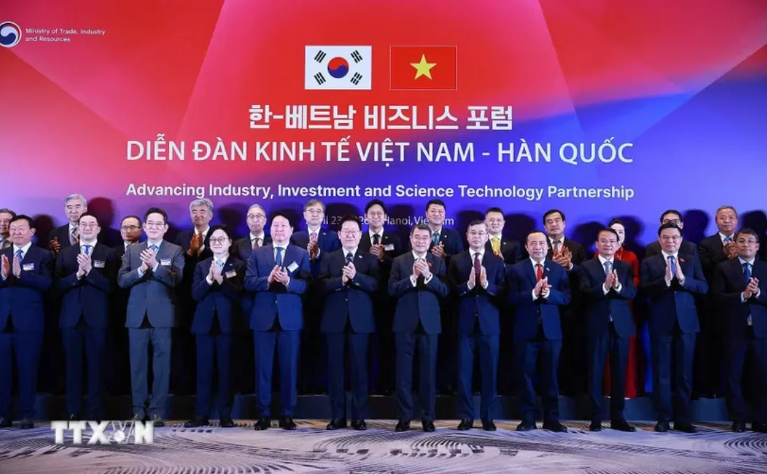 Thủ tướng L&ecirc; Minh Hưng đề xuất 3 định hướng hợp t&aacute;c giữa Việt Nam v&agrave; H&agrave;n Quốc- Ảnh 1.