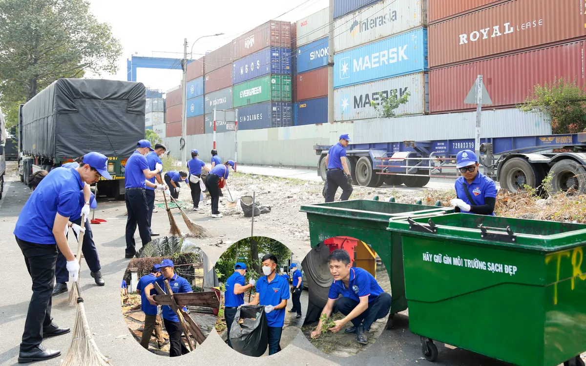 Tuổi trẻ Tân Cảng Sài Gòn tham gia chương trình “Ngày thứ bảy xanh”