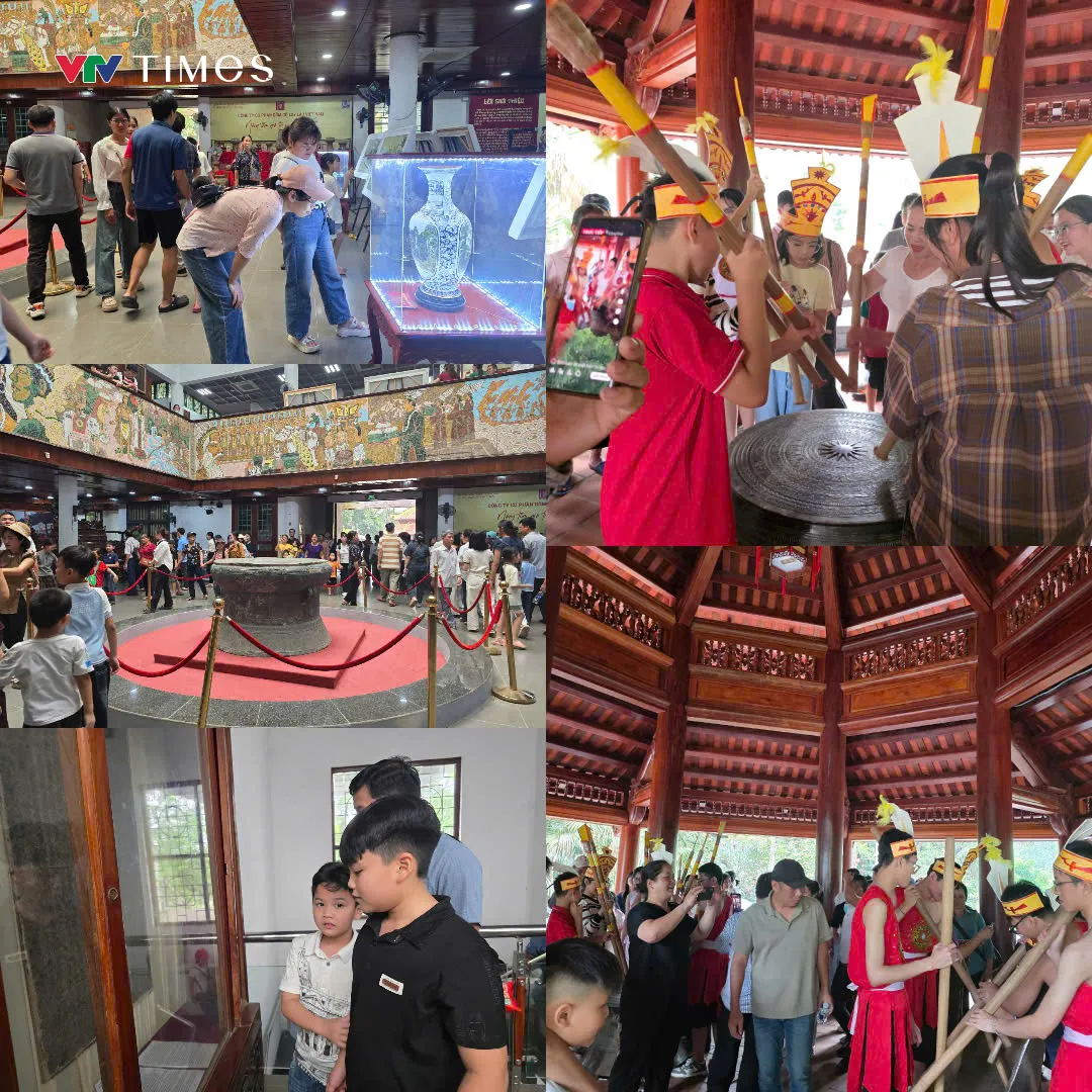 Đền H&ugrave;ng trước ng&agrave;y ch&iacute;nh hội: Biển người trẩy hội, kh&ocirc;ng kh&iacute; n&oacute;ng l&ecirc;n từng giờ - Ảnh 11.