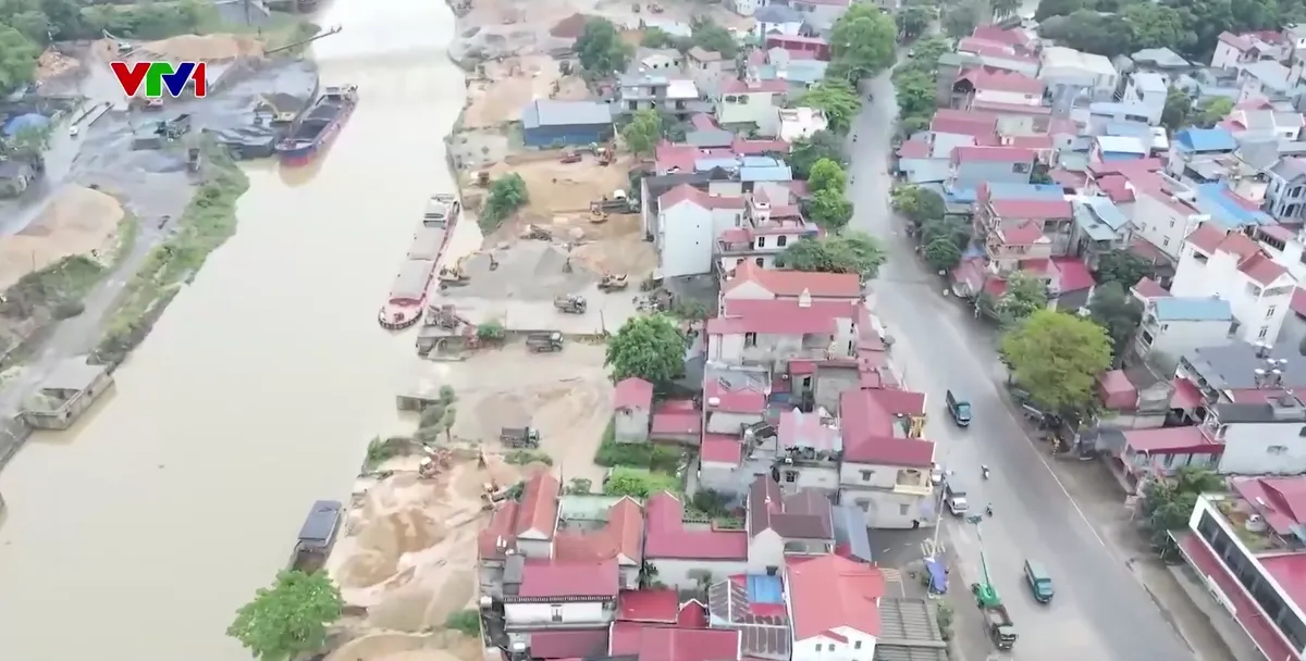 Quyết liệt xử l&yacute; h&agrave;ng loạt bến b&atilde;i, cảng vật liệu x&acirc;y dựng tr&aacute;i ph&eacute;p g&acirc;y &ocirc; nhiễm tại x&atilde; Trung Gi&atilde; - Ảnh 3.