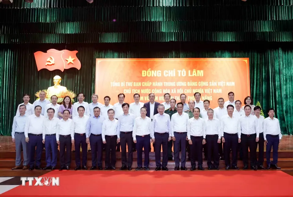 Tổng B&iacute; thư, Chủ tịch nước T&ocirc; L&acirc;m: X&acirc;y dựng Đ&agrave; Nẵng trở th&agrave;nh một cực tăng trưởng lớn của cả nước- Ảnh 5.