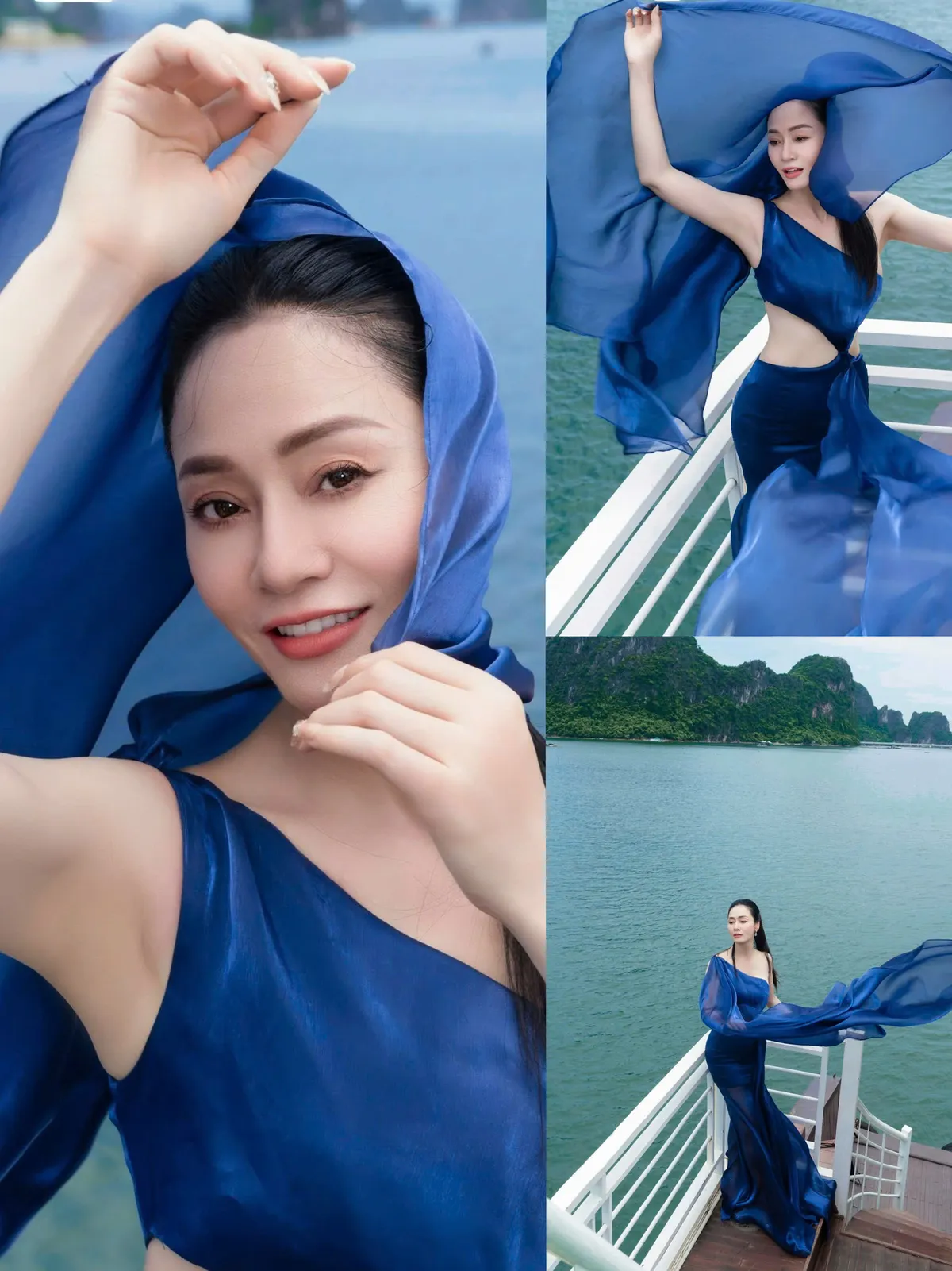 Sao Việt bước v&agrave;o kỳ nghỉ lễ d&agrave;i: H&ograve;a Minzy tung loạt ảnh c&ugrave;ng chồng Đại &uacute;y đi biển, g&acirc;y sốt mạng x&atilde; hội - Ảnh 3.