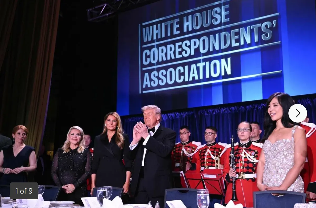 To&agrave;n cảnh vụ nổ s&uacute;ng tại bữa tiệc của Tổng thống Trump - Ảnh 4.