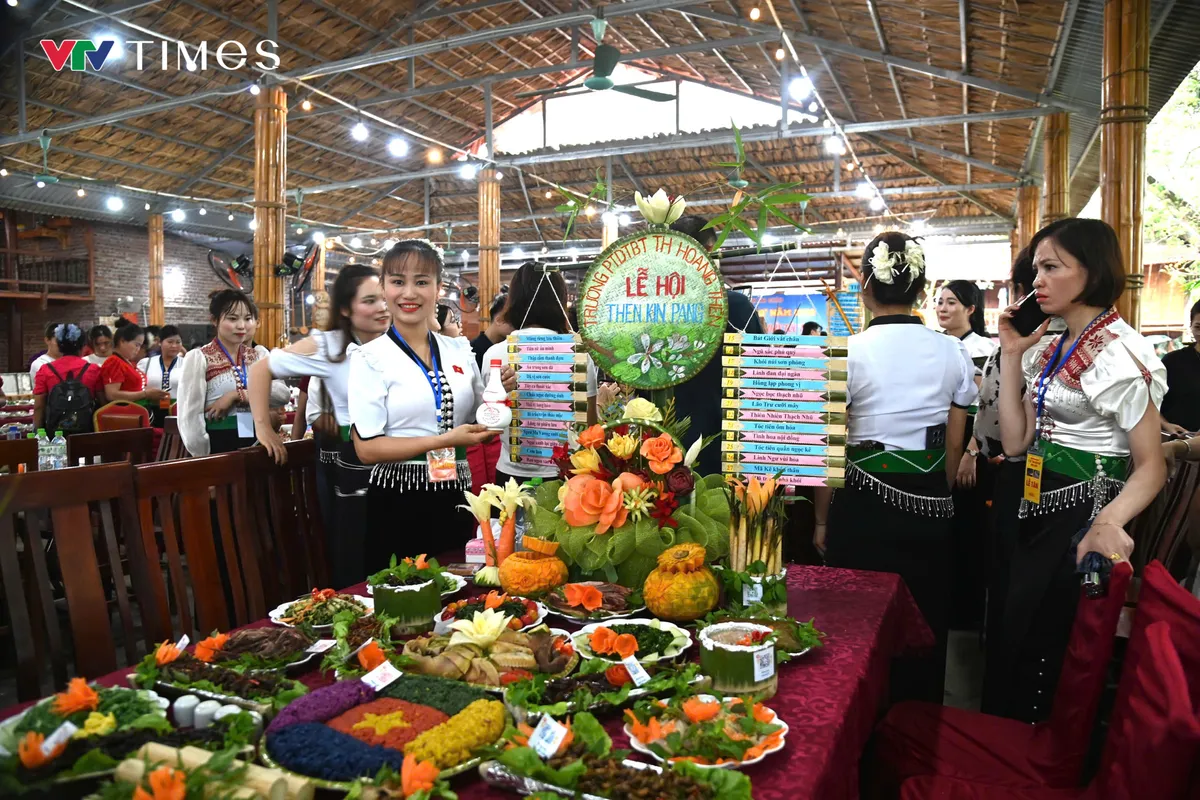 Hương vị n&uacute;i rừng lan tỏa từ Hội thi ẩm thực Then Kin Pang 2026 - Ảnh 1.