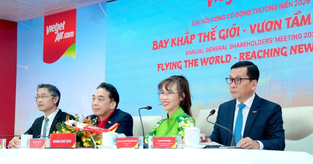 Đại hội đồng cổ đ&ocirc;ng Vietjet 2026: Tiếp tục mở rộng mạng bay quốc tế &ndash; Thu h&uacute;t đầu tư quốc tế- Ảnh 1.