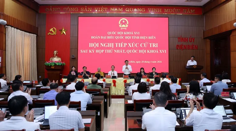 Ph&oacute; Thủ tướng Nguyễn Văn Thắng tiếp x&uacute;c cử tri Điện Bi&ecirc;n, lắng nghe nhiều kiến nghị từ cơ sở- Ảnh 1.