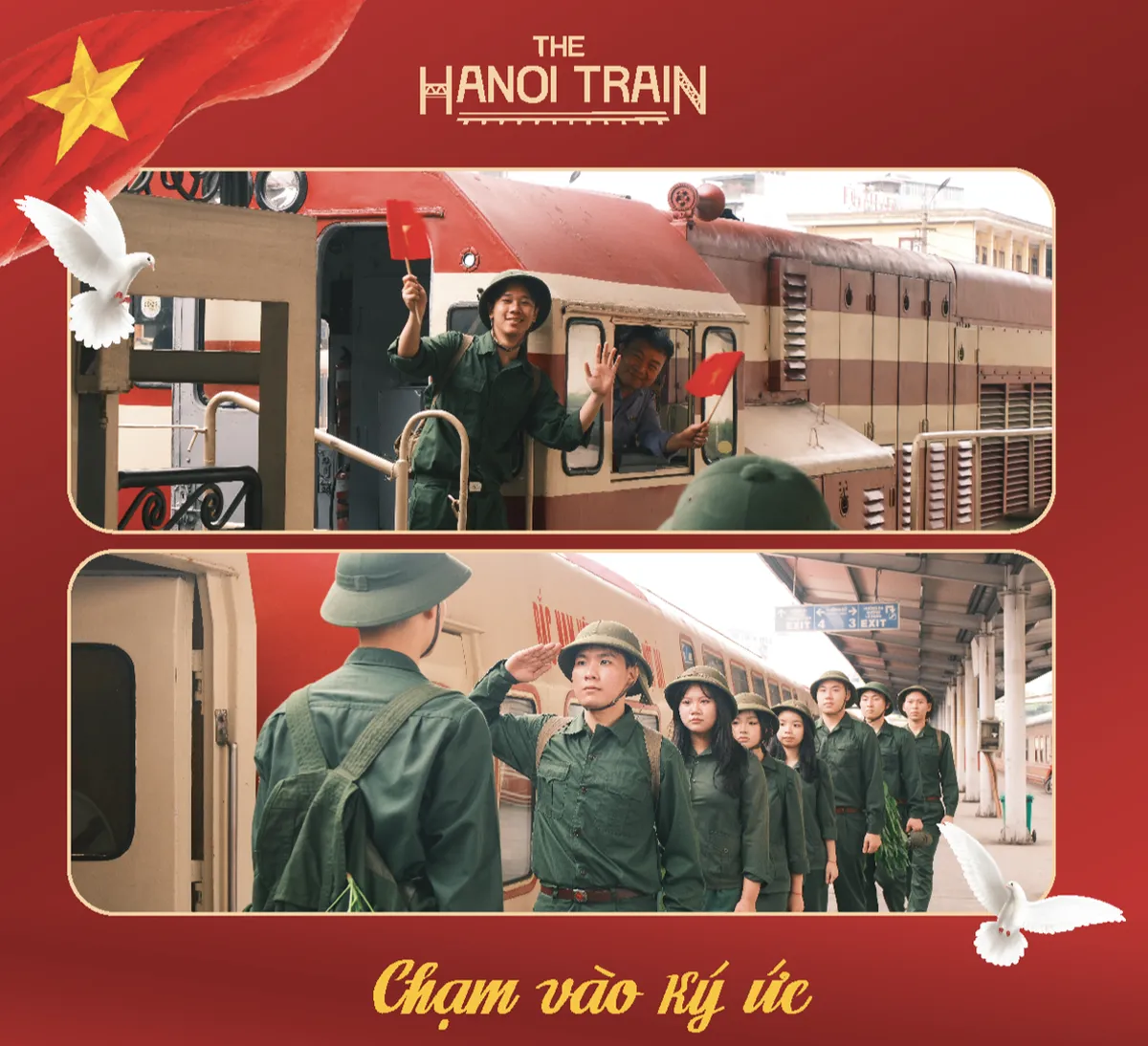 Người d&acirc;n, du kh&aacute;ch n&ocirc; nức "chạm v&agrave;o k&yacute; ức" với chuyến T&agrave;u H&agrave; Nội 5 Cửa &Ocirc; đặc biệt nh&acirc;n dịp 30/4-1/5- Ảnh 1.