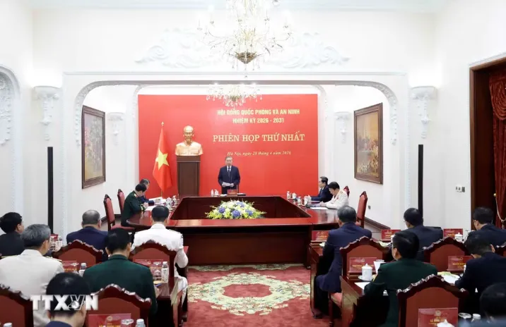  Tổng B&iacute; thư, Chủ tịch nước T&ocirc; L&acirc;m chủ tr&igrave; Phi&ecirc;n họp thứ nhất Hội đồng Quốc ph&ograve;ng v&agrave; An ninh nhiệm kỳ 2026-2031 - Ảnh 1.