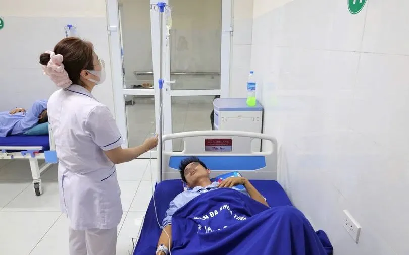 Bệnh nhân đang được theo dõi tại bệnh viện. Ảnh: BVCC