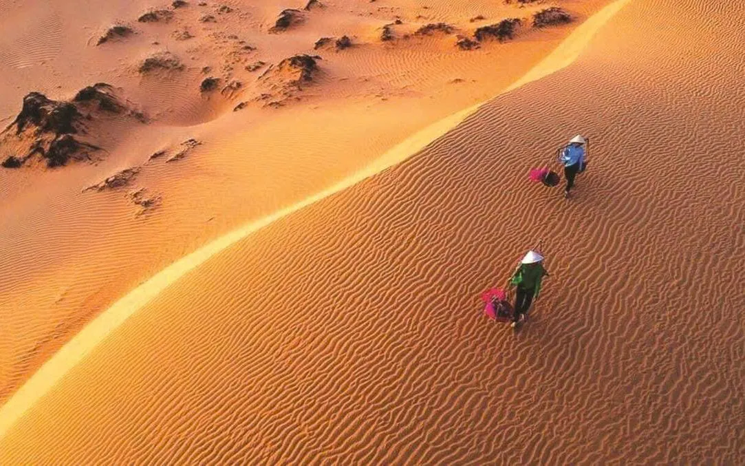 Đồi cát Mũi Né lọt top 9 kỳ quan thiên nhiên đẹp nhất Việt Nam.