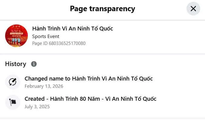 CẢNH B&Aacute;O GIẢ MẠO FANPAGE H&Agrave;NH TR&Igrave;NH V&Igrave; AN NINH TỔ QUỐC- Ảnh 7.