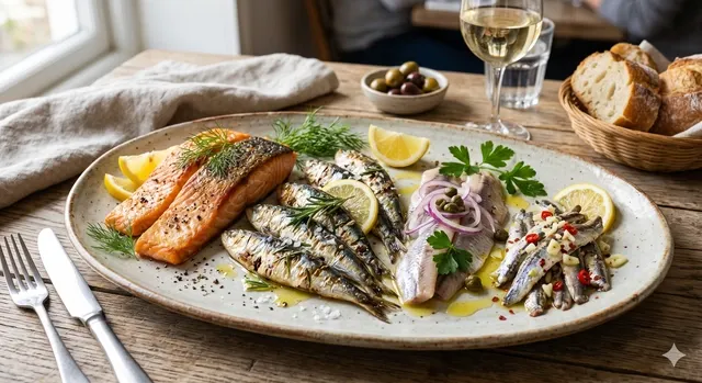 Mỗi tuần n&ecirc;n ăn c&aacute; bao nhi&ecirc;u lần để bổ sung đủ omega-3 m&agrave; vẫn an to&agrave;n?- Ảnh 1.