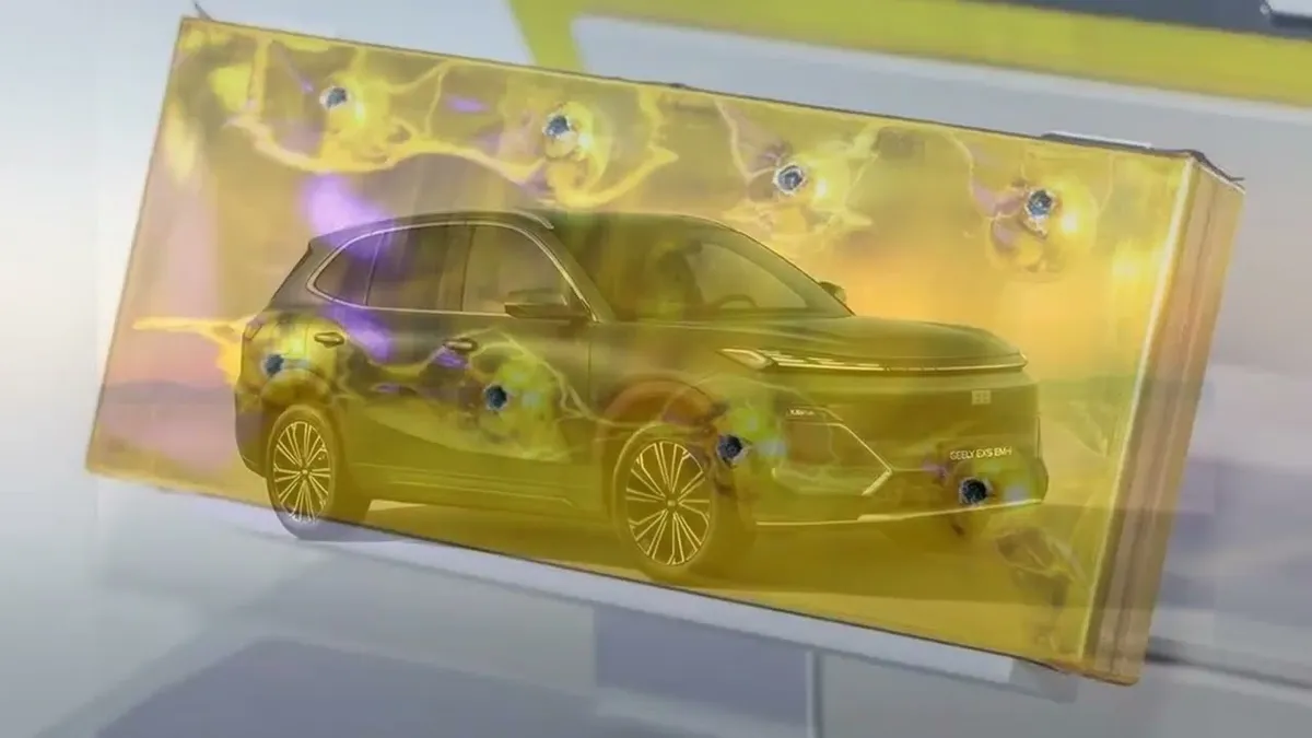 Geely ra mắt pin Shendun Golden Brick cho xe hybrid, sạc đầy dưới 25 ph&uacute;t- Ảnh 1.
