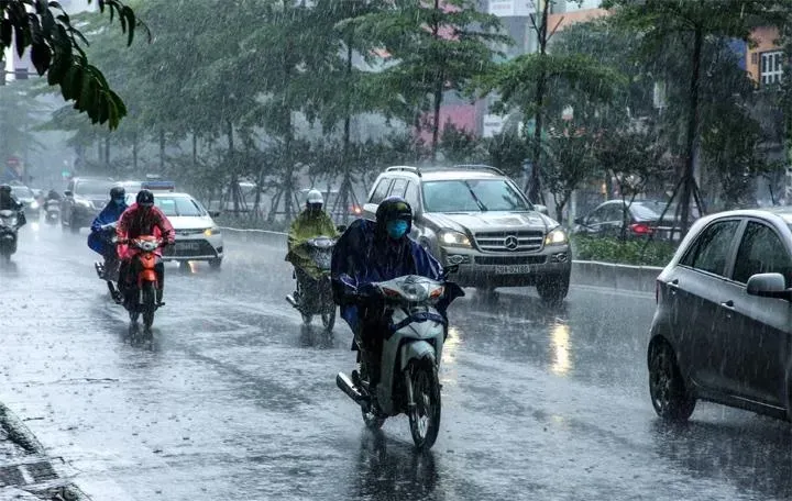 Kh&ocirc;ng kh&iacute; lạnh tr&agrave;n về, Bắc Bộ mưa d&ocirc;ng diện rộng- Ảnh 1.