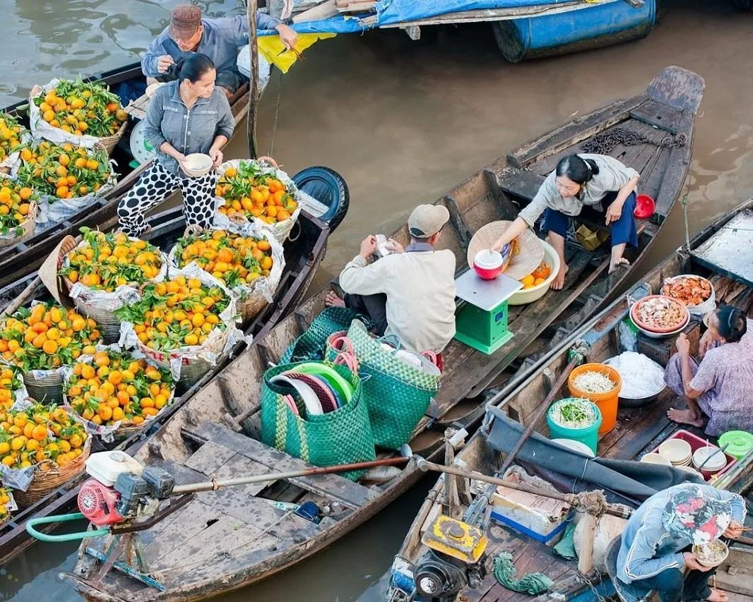 Chợ nổi C&aacute;i Răng: N&eacute;t sinh hoạt đặc trưng s&ocirc;ng nước miền T&acirc;y m&ugrave;a tr&aacute;i ch&iacute;- Ảnh 1.