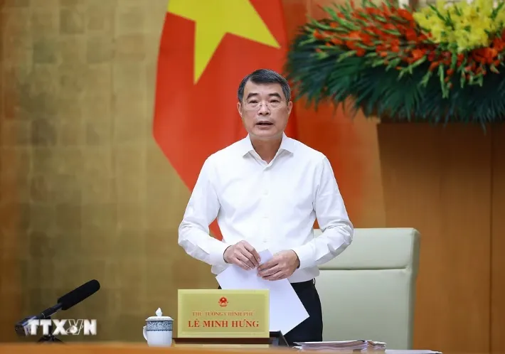 Thủ tướng L&ecirc; Minh Hưng chủ tr&igrave; phi&ecirc;n họp Ch&iacute;nh phủ thường kỳ th&aacute;ng 4/2026- Ảnh 1.
