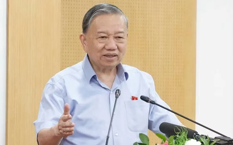 Tổng Bí thư, Chủ tịch nước Tô Lâm phát biểu. (Ảnh: Doãn Tấn/TTXVN) 