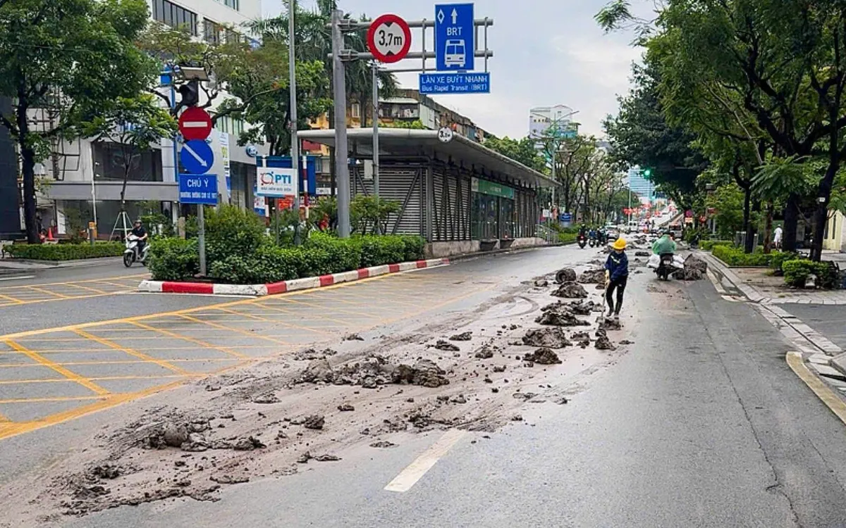 Hiện trường vụ việc.