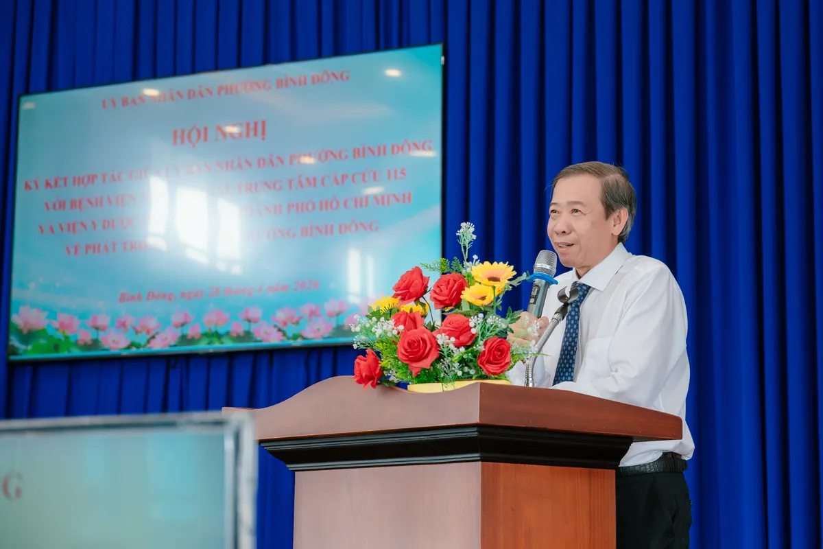 Kết nối nguồn lực c&ocirc;ng - tư ph&aacute;t triển y tế cộng đồng: Long Ch&acirc;u v&agrave; UBND Phường B&igrave;nh Đ&ocirc;ng (TP Hồ Ch&iacute; Minh) hợp t&aacute;c chiến lược- Ảnh 2.
