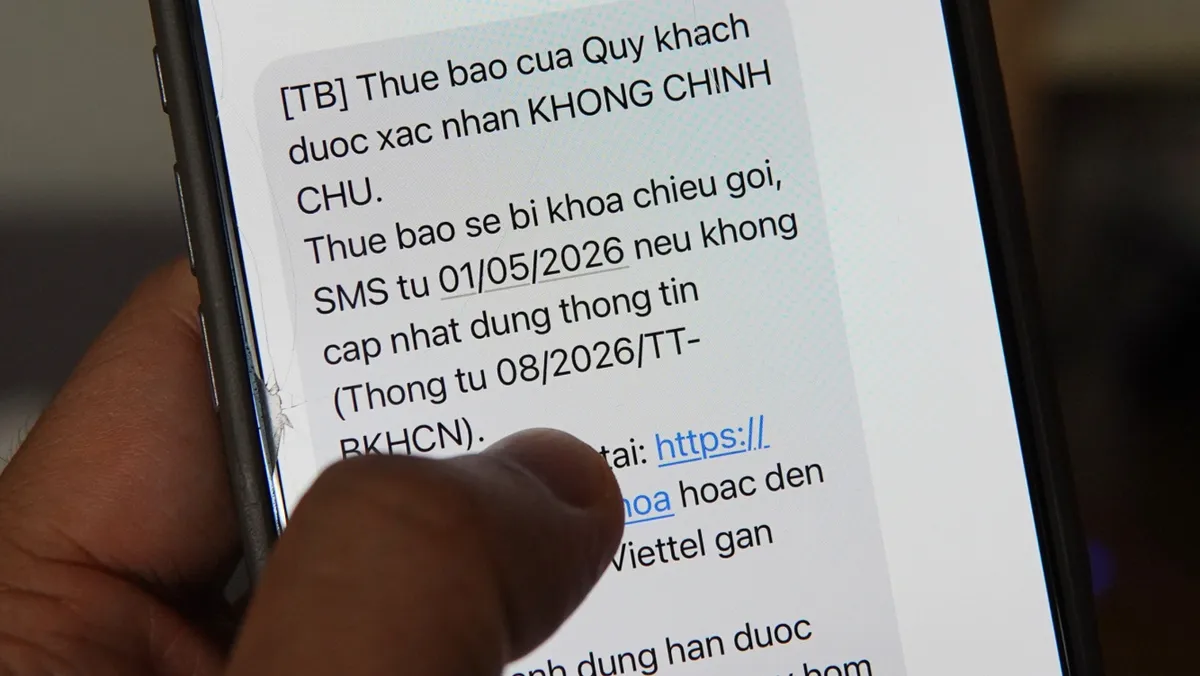 Nh&agrave; mạng bắt đầu kh&oacute;a SIM thu&ecirc; bao chưa x&aacute;c thực sinh trắc học- Ảnh 1.