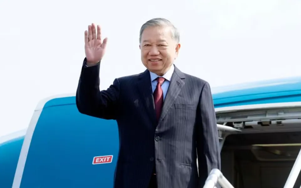 Tổng Bí thư, Chủ tịch nước Tô Lâm lên đường thăm cấp Nhà nước tới Ấn Độ. Ảnh: TTXVN