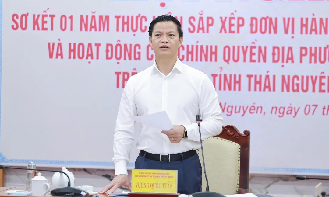 Th&aacute;i Nguy&ecirc;n: Giảm hơn 67% đơn vị h&agrave;nh ch&iacute;nh cấp x&atilde; sau 1 năm sắp xếp- Ảnh 1.