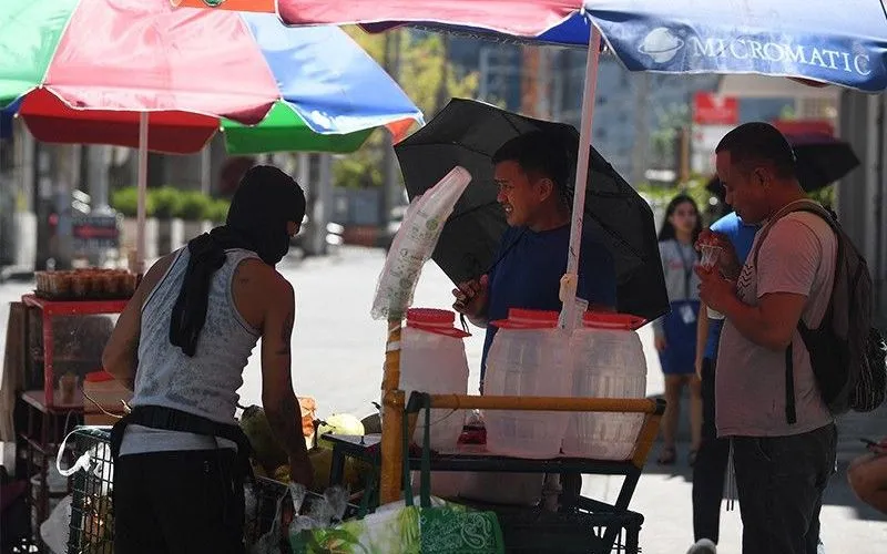 Nắng nóng tại Philippines (Ảnh: AFP)