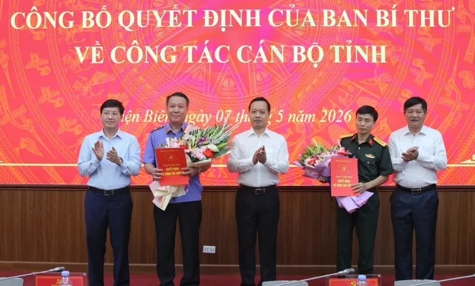 C&ocirc;ng bố quyết định của Ban B&iacute; thư về chỉ định tham gia Ban Chấp h&agrave;nh Đảng bộ tỉnh Điện Bi&ecirc;n - Ảnh 1.