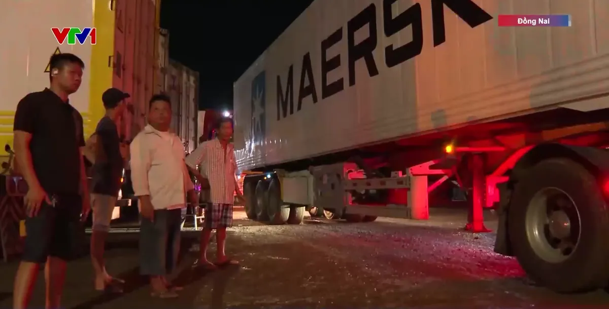 Đồng Nai: Quyết liệt giải quyết t&igrave;nh trạng &ugrave;n tắc xe container chở sầu ri&ecirc;ng chờ kiểm nghiệm - Ảnh 1.