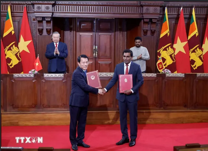 Việt Nam - Sri Lanka tăng cường trao đổi hợp t&aacute;c - Ảnh 1.
