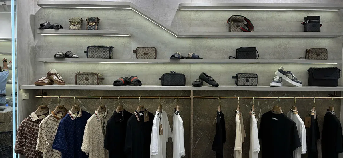 Kiểm tra cửa h&agrave;ng thời trang giả mạo nh&atilde;n hiệu Burberry, Gucci tại H&agrave; Nội- Ảnh 1.