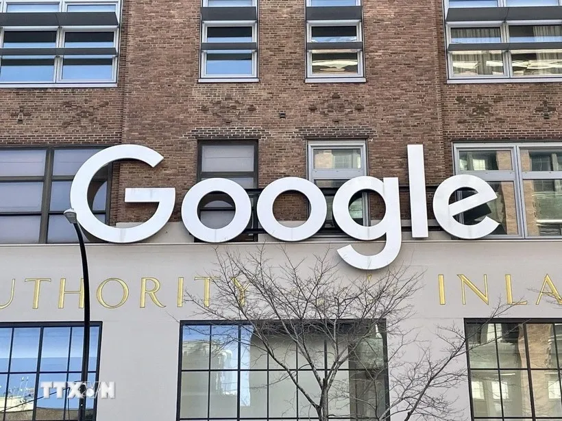Văn phòng của Google ở New York (Mỹ). (Nguồn: Kyodo/TTXVN)