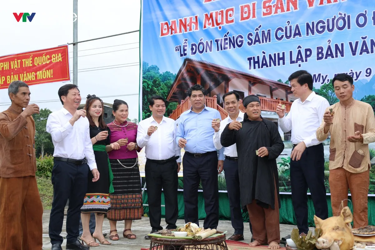 Nghi lễ “đón tiếng sấm” của người Ơ Đu trở thành Di sản văn hóa phi vật thể quốc gia - Ảnh 4.