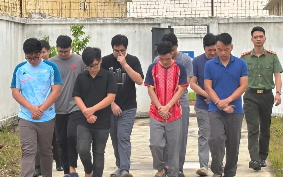 Các đối tượng bị cơ quan điều tra bắt giữ