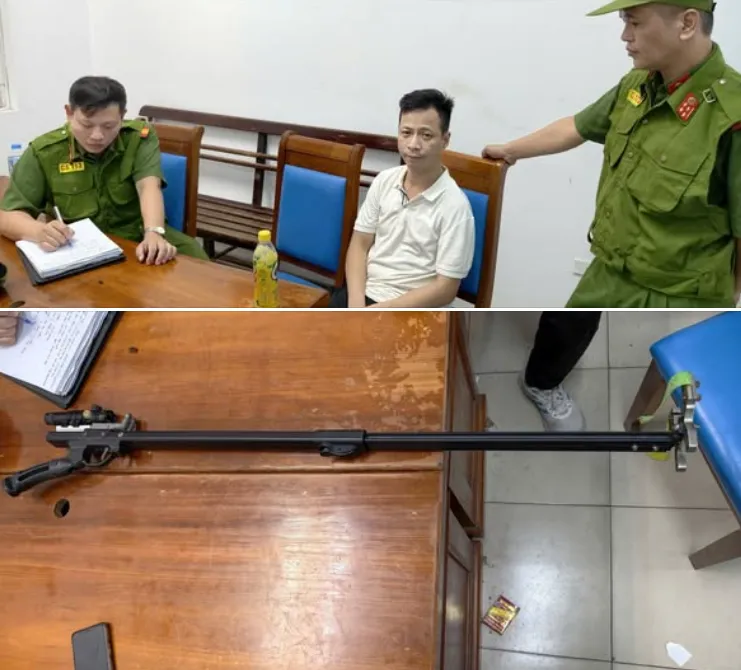 Người đàn ông ở Hà Nội dùng súng bắn bi bắn bạn nhậu vì mâu thuẫn- Ảnh 1. Người đàn ông ở Hà Nội dùng súng bắn bi bắn bạn nhậu vì mâu thuẫn- Ảnh 1.